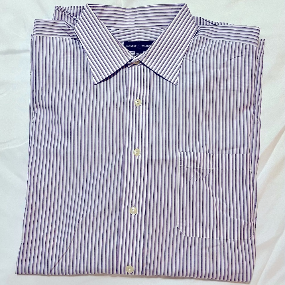 Men’s Robert Talbott button down dress shirt